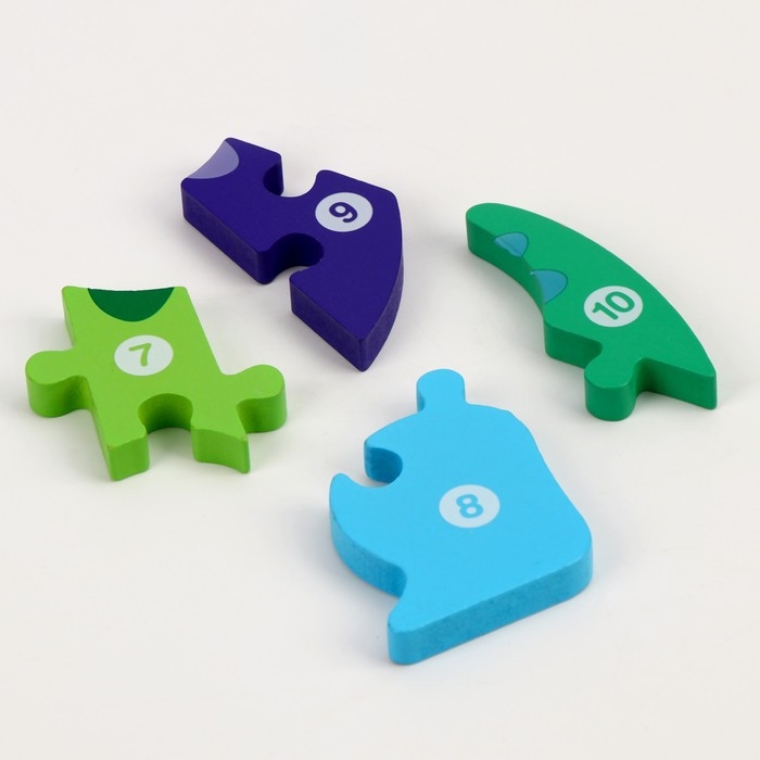 Рамка-вкладыш &laquo;Дракоша&raquo;, 10 элементов, 22 &times; 18 &times; 0,9 см