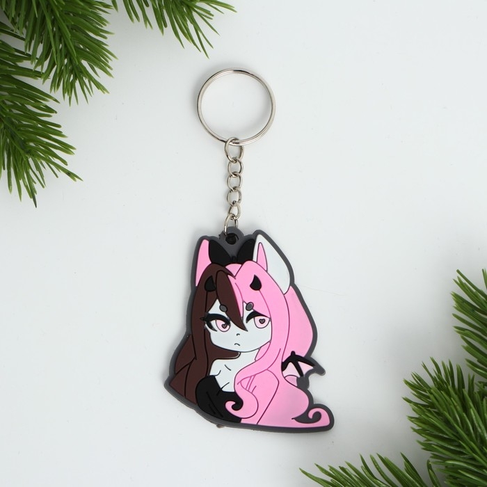 Брелок для ключей , резиновый, аниме «Чиби», 6,2 х 5,3 см Брелок для ключей , резиновый, аниме «Чиби», 6,2 х 5,3 см