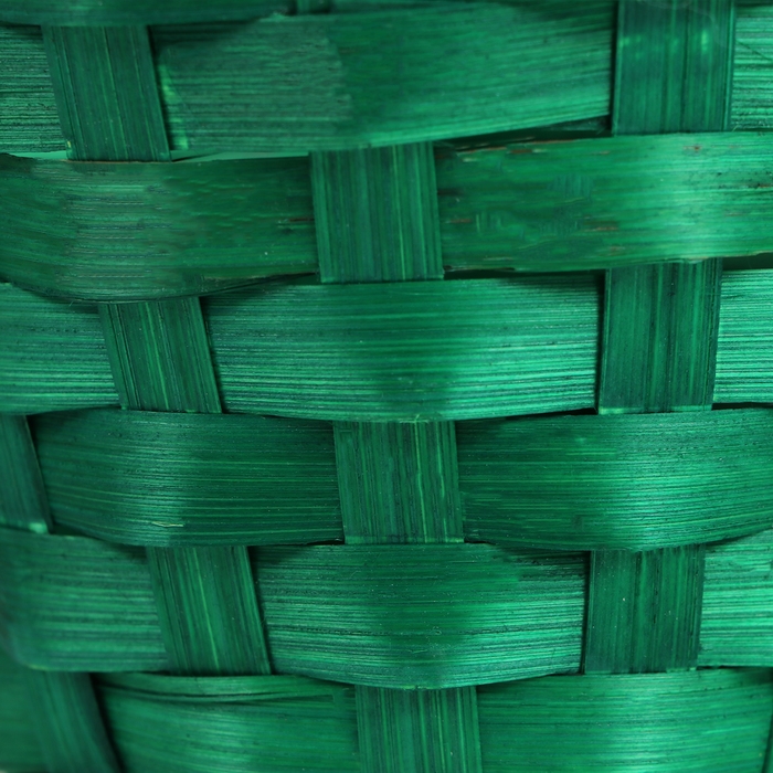 Корзина плетёная, D13 x H9.5/28см , бамбук, зеленый Корзина плетёная, D13 x H9.5/28см , бамбук, зеленый