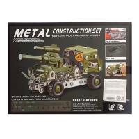 Конструктор металлический &laquo;Ракетная установка&raquo;, 129 деталей