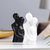 Свеча фигурная "Влюбленные", 12 см, белая Свеча фигурная "Влюбленные", 12 см, белая