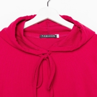 Костюм женский (толстовка/легинсы), цвет фуксия, размер 50