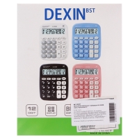 Калькулятор настольный 12-разрядный КК-3825В, черный