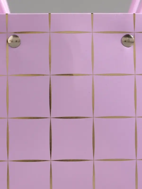 Сумка для цветов лиловая влагостойкая, 13x9.5x13&plusmn;5% см