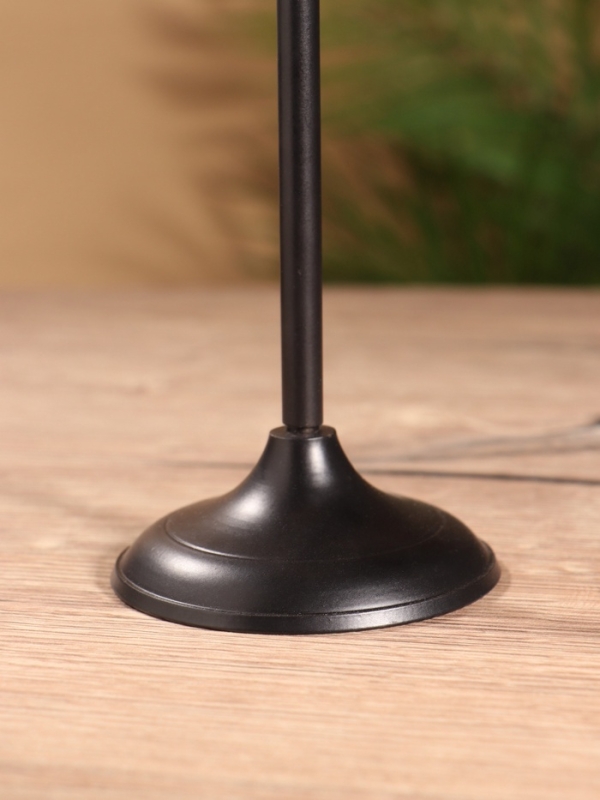 Подсвечник на 1 свечу "Да Винчи" латунь, черный с золотом 7х7х18 см