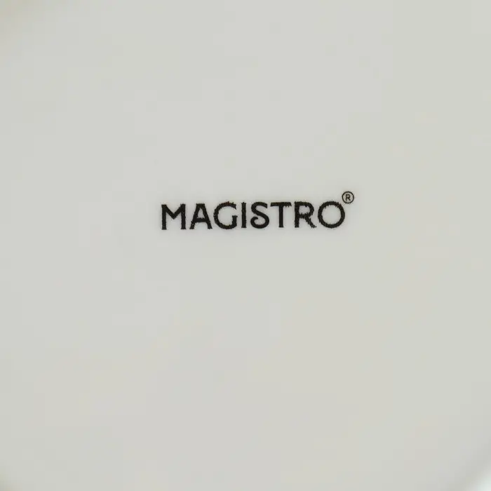 Блюдо фарфоровое для подачи Magistro &laquo;Церера&raquo;, 18,2&times;16,3 см, цвет белый
