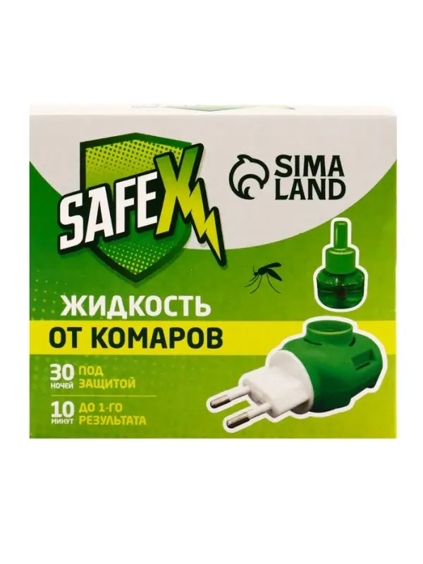 Комплект от комаров SAFEX (фумигатор+жидкость) 2 набора