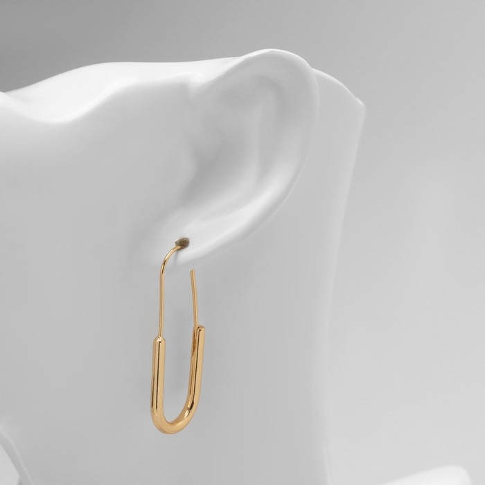 Серьги металл &laquo;Богема&raquo; булавки, цвет золото