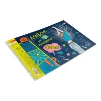 Альбом д/рис А4 32л на спирали Hatber "Street Style", мат лам, 3D-фольг, перфорац, 5В МИКС