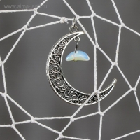 Ловец снов "Кисточки с сиреневыми пёрышками" 40х15 см Ловец снов "Кисточки с сиреневыми пёрышками" 40х15 см