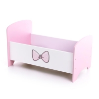 Кроватка классическая для кукол до 40 см &laquo;Бант&raquo;