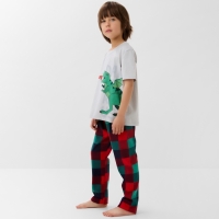 Пижама детская KAFTAN "Дракон", размер 28 (86-92 см) Пижама детская KAFTAN "Дракон", размер 28 (86-92 см)