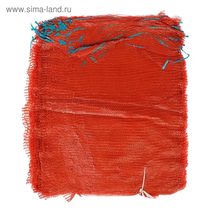 Сетка овощная, красная, 45 х 75 см, 25 - 30 кг