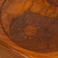 Шкатулка "Инь-ян" 20х15х6 см, дерево шишам