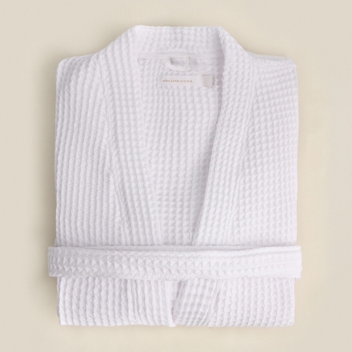 Халат вафельный мужской SL HOME: Boho Халат вафельный мужской SL HOME: Boho "Блан де Блан", размер XL, 100% хлопок, 280 г/м2