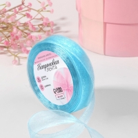 Лента капроновая, 20 мм, 20 &plusmn; 1 м, цвет тёмно-голубой