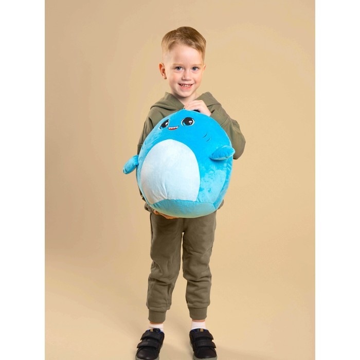 Мягкая игрушка-подушка "Акула", 30 см