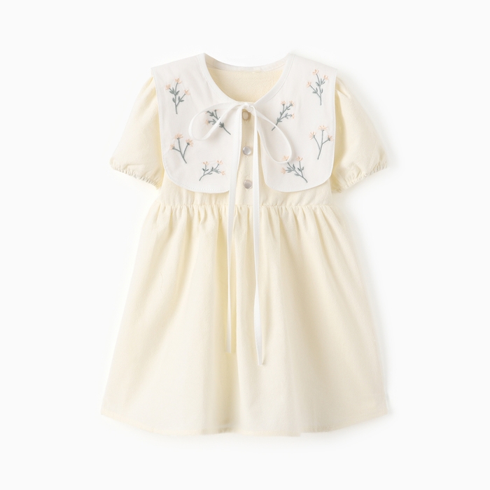 Платье для девочки MINAKU, цвет айвори, рост 92-98