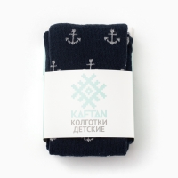 Колготки детские KAFTAN "Якоря" 116-122 см, синий Колготки детские KAFTAN "Якоря" 116-122 см, синий