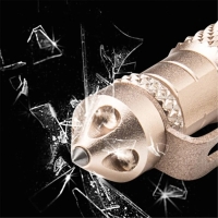 Ручка шариковая подарочная поворотная, корпус металлический чёрный, тактическая