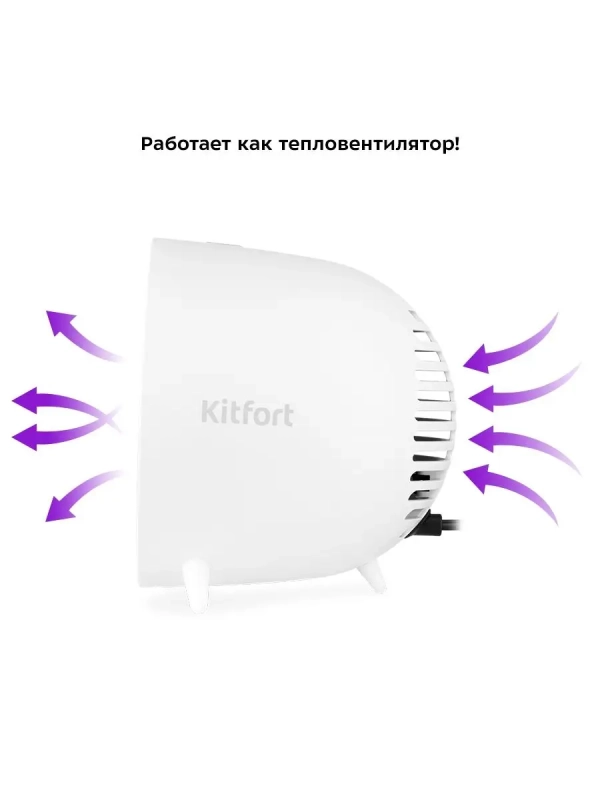 Обогреватель тепловентилятор КТ-2712 - 400 Вт