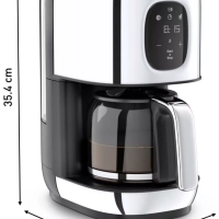 Кофеварка капельная Majestuo CM883D10, серебристый