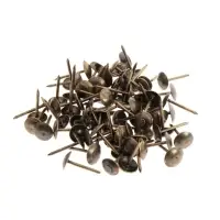 Гвозди ТУНДРА, декоративные, обивочные, 8&times;15 мм, бронза, фасовка 50 шт.