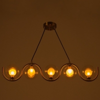 Светильник BayerLux "Сигма" 5х G 9 40Вт золото 100х12х100см