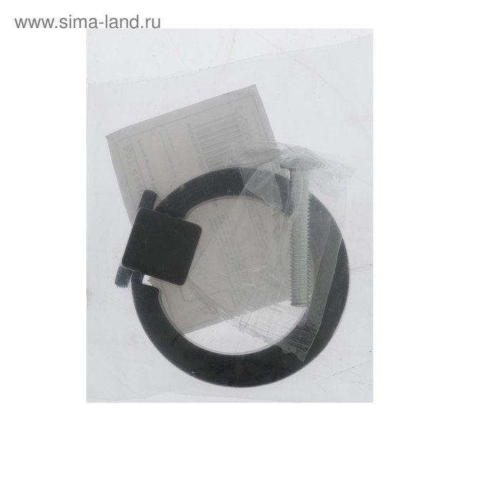 Ручка кнопка ТУНДРА РК045BL, черная, 8 шт TMP