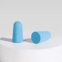 Беруши в пласт футл (ПУ) 2,5*1см (наб 10пар цена за наб) голубой накл ОТ