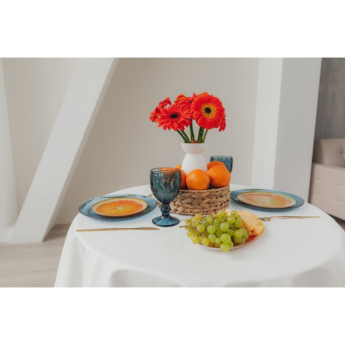 Салатник стеклянный Доляна &laquo;Сочный апельсин&raquo;, 920 мл, 22&times;5 см