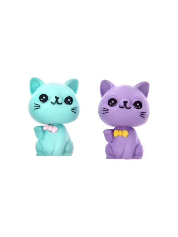 Набор фигурных ластиков, 6 штук, МИКС