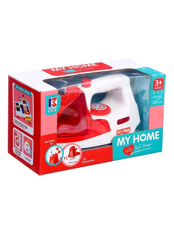 Бытовая техника &laquo;Утюг: Мой Дом&raquo;, свет, звук, распыляет воду