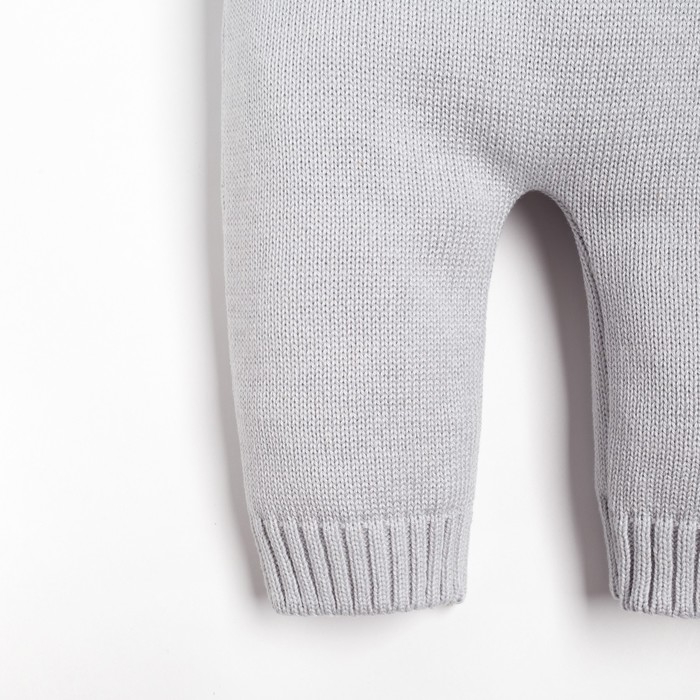 Комбинезон вязаный Крошка Я Комбинезон вязаный Крошка Я "Basic" рост 68-74 см, цвет серый