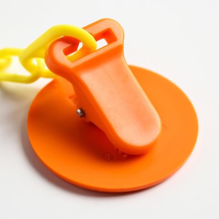 Держатель для соски - пустышки &laquo;Лисёнок&raquo;, на цепочке