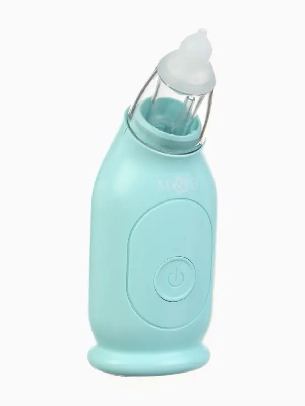 M&B Аспиратор для новорожденных электронный, назальный (набор: 2 насадки, аксес., зарядка Type-C)