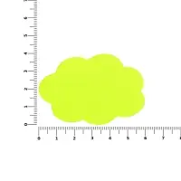 Наклейка тканевая Lunga Calum, L, желтый неон