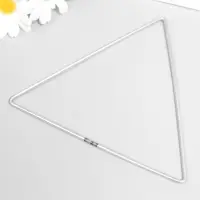 Основа для изготовления ловца снов металл "Треугольник" 0,28х15х15 см