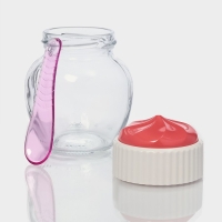 Банка стеклянная для сыпучих продуктов Cupcake, 210 мл, с крышечкой МИКС