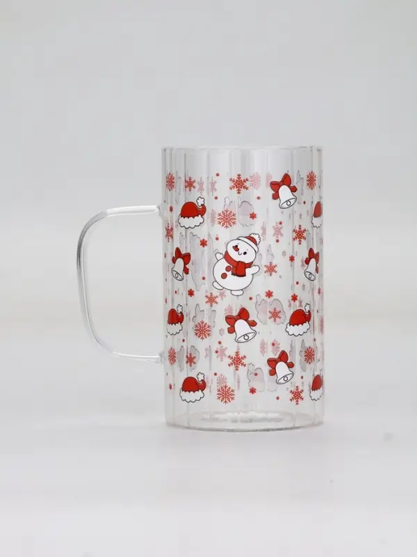 Кружка стеклянная &laquo;Новый год&raquo;, 350 мл