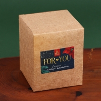 Новогодняя свеча в стакане &laquo;Новый год: Hello winter&raquo;, аромат еловые шишки, 7 х 7 х 8,5 см.