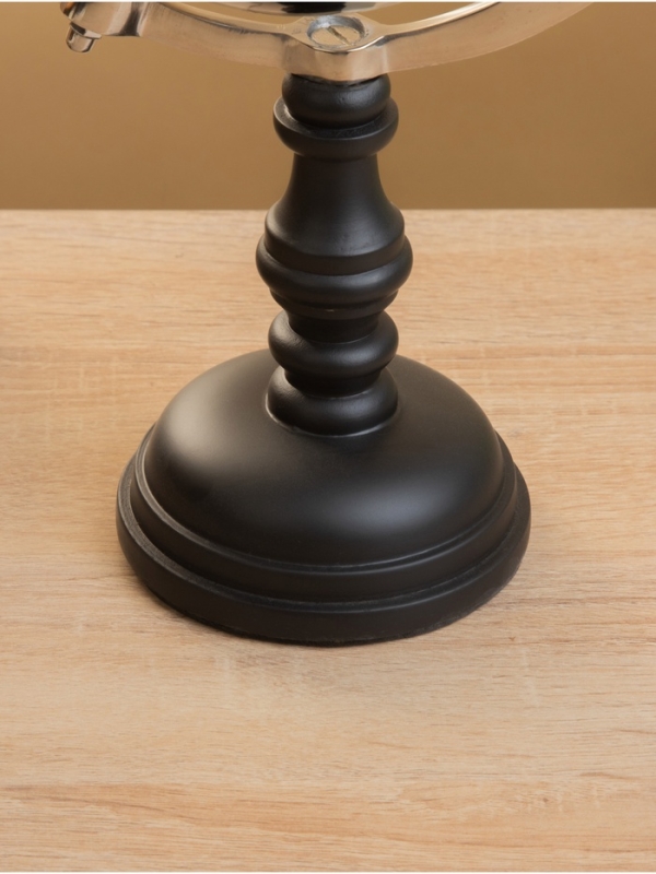 Глобус сувенирный &laquo;Темная ночь&raquo;, 15&times;17.5&times;31 см, стекло, дерево