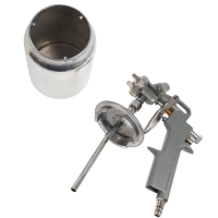 Краскораспылитель пневматический ТУНДРА, до 4 бар, сопло 1.5 мм, нижний бачок 1 л