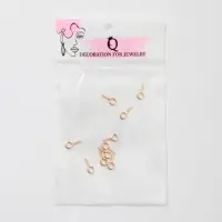 Держатель для кулона винтовой СМ-936, (набор 10 шт.) 1,2&times;0,5&times;0,1 см, цвет золото