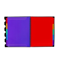 Нотная папка - 20 файлов 40 листов черная