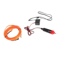 Неоновая нить Cartage для подсветки салона, адаптер питания 12 В, 2 м, красный Неоновая нить Cartage для подсветки салона, адаптер питания 12 В, 2 м, красный