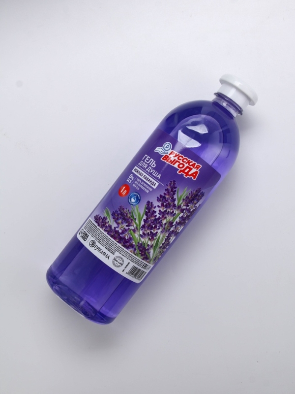 Русская Выгода Гель для душа нежная лаванда, 1000 мл