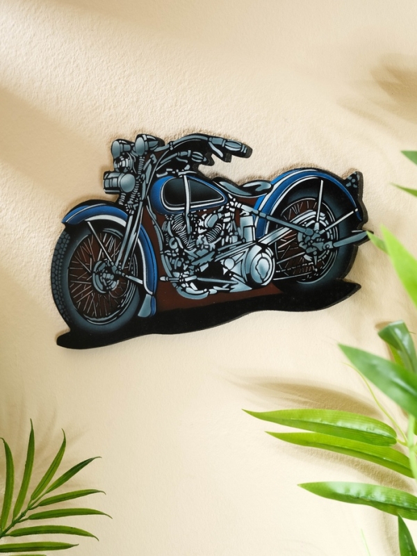 Панно Панно "Чоппер" дерево 30х16 см, синий