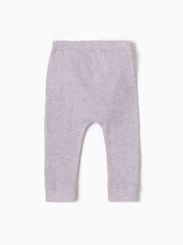 Леггинсы Крошка Я Melange, рост 74-80, сиреневый