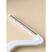 Скребок для чистки одежды, ковров, мебели, двусторонний Доляна, металл+пластик, 10,8&times;16,5 см